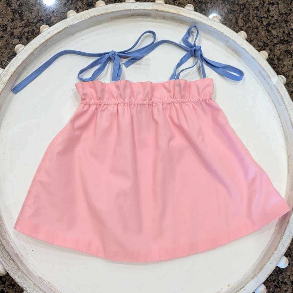 Tbbc little Lainey top size 2 t pink and blue
